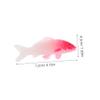Abaodam 4pcs Tiny Koi Fish Figurines Statues Lifelike Artificial Fish Model Small Goldfish Miniature Carp Ornament Micro Landscape Fairy Garden Accessories view 2