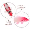 Abaodam 4pcs Tiny Koi Fish Figurines Statues Lifelike Artificial Fish Model Small Goldfish Miniature Carp Ornament Micro Landscape Fairy Garden Accessories view 3