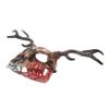 Abaodam Halloween Antler Horned Mask Realistic Cosplay Prop for Masquerade Unique Design for Theatrical Performances and Costume Events Striking Appearance for Halloween Fun view 1