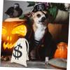 Abaodam Canvas Drawstring Pocket Pirate Coins Pouch Enough for Small Items Suitable for Halloween Candy Bags view 2