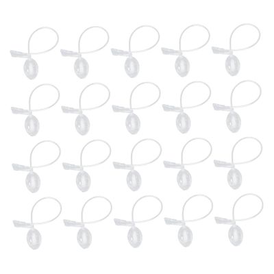 20PCS Transparent Ear Moving Caps for DIY Ear Hat Accessories Easy to Install and Remove Wear Resistant Design for Creative Projects and Ideas
