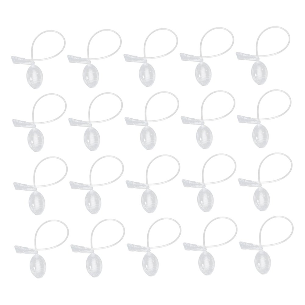 20PCS Transparent Ear Moving Caps for DIY Ear Hat Accessories Easy to Install and Remove Wear Resistant Design for Creative Projects and Ideas