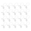 20PCS Transparent Ear Moving Caps for DIY Ear Hat Accessories Easy to Install and Remove Wear Resistant Design for Creative Projects and Ideas view 1