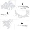 20PCS Transparent Ear Moving Caps for DIY Ear Hat Accessories Easy to Install and Remove Wear Resistant Design for Creative Projects and Ideas view 4