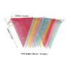 1 Set Imitation Linen Flag Colorful Pennant Banner Flags Imitated Burlap Bunting Banner Multicolor Banners Carnival Party Banner Imitated Burlap Pennant Banner Polyester Cloth view 2