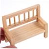 2Pcs Miniature Garden Bench Decorative Mini House Furniture Accessories for Dollhouse Mini Storage Bench for Creative Play and Imaginative Decor view 4