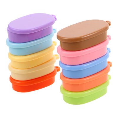 10Pcs Miniature Dollhouse Lunch Box Realistic Food Storage Containers for DIY Decor for Enhancing Dollhouse Scenes and Educational Displays