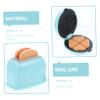 1Set Mini Kitchen Accessories for Dollhouse DIY Miniature Toaster and Blender for Playtime and Home Decoration Easy Assembly Fun for Mini Crafts and Collectors view 3