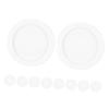 10Pcs Kazoo Flute Membrane Film Diaphragm Parts Enhanced Sound Quality Performance for Kazoo Flutes Guitars and Ukuleles Lightweight Easy to Carry Musical Accessories view 1