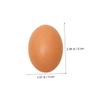 6Pcs Unpainted Faux Eggs Wooden Easter Eggs for Crafting and DIY Projects for Creative Play and Decoration for Easter Egg Crafts and Simulation Activities view 2