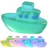 Abaodam 6Pcs Glow Dark Miniature Boat Ornaments Adorable Resin Boat Statues for Fairy Garden Dollhouse and Terrarium Decor Rustic Style Mini Boat Accents view 1