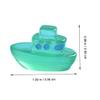 Abaodam 6Pcs Glow Dark Miniature Boat Ornaments Adorable Resin Boat Statues for Fairy Garden Dollhouse and Terrarium Decor Rustic Style Mini Boat Accents view 2
