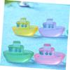 Abaodam 6Pcs Glow Dark Miniature Boat Ornaments Adorable Resin Boat Statues for Fairy Garden Dollhouse and Terrarium Decor Rustic Style Mini Boat Accents view 3