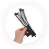 Abaodam Toy Train Track Set for -Piece Flexible Assembly Model Railway Accessories Straight Curved and Fork Tracks for Creative Play and Coordination Development view 4