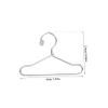 24pcs Mini Doll Clothes Hangers Silver Iron Hangers for Doll Outfits for Miniature Room Decor and Organization view 2