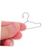 24pcs Mini Doll Clothes Hangers Silver Iron Hangers for Doll Outfits for Miniature Room Decor and Organization view 4