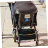 Abaodam Stroller Storage Organizer Bag Capacity Nappy Pouch for Stroller Durable Easy Installation Elegant Design Compatible with Strollers view 3