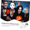 1Pc Skull Sheep Mask for Halloween Party Full Face Horror Costume Mask Lightweight Breathable PU Material for Cosplay Masquerades and Dance Performances Unisex view 3