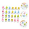 24Pcs Chick Shaped Erasers for Random Color Cartoon Easter Prizes Fun Classroom Supplies Cute Animal Stationery for Students and Collectors view 3
