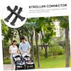 3Pcs Twin Stroller Connectors Aluminum Accessories for Double Strollers for Various Distances for Outings and Theme Parks view 4