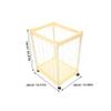 Abaodam Stuffed Animal Storage Basket for Kids with Elastic Rope Plush Toy Organizer for Bedroom and Playroom Large Capacity Toy Storage Box for Toddlers and Girls view 2