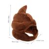 Abaodam Funny Poop Hat Creative Costume Headwear for Carnival Parties Halloween Dress Up Events Soft Comfortable Decorative Accessory Poop Cap view 2