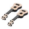 2Pcs Mini String Guitar for Lightweight Educational Ukulele with Gentle Sound for Musical Development for Travel and view 1