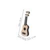 2Pcs Mini String Guitar for Lightweight Educational Ukulele with Gentle Sound for Musical Development for Travel and view 2