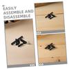 12pcs Plastic Kite Connectors Rod DIY Projects Frame Versatile Angled Straight Design DIY Kite Building Supplies for Repairing (Black) view 3