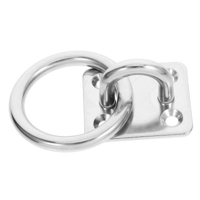 Abaodam Heavy Duty Stainless Steel Ceiling Mount Hook Pad Eye Plate Hook for Versatile Applications Easy Installation Material Reliable Performance