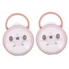 2Pcs Cartoon Pacifier Case Portable Pacifier Holder with Handle Durable Storage Box for Soothers Design Protective Box for Home Travel view 1
