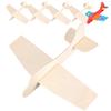 JOINPAYA 6Pcs Wooden Airplane Model Kit for Kids DIY Blank Painting Crafts for Boys and Girls Fun Educational Activity for Home or School view 1