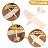 JOINPAYA 6Pcs Wooden Airplane Model Kit for Kids DIY Blank Painting Crafts for Boys and Girls Fun Educational Activity for Home or School view 3