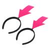 2Pcs Funny Arrow Headband Creative Symbol Headbands for Unique Photoshoot Props Lightweight Comfortable Costume Hair Hoops Quirky Party Accessories for Halloween Themed view 1