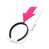 2Pcs Funny Arrow Headband Creative Symbol Headbands for Unique Photoshoot Props Lightweight Comfortable Costume Hair Hoops Quirky Party Accessories for Halloween Themed view 2