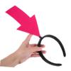 2Pcs Funny Arrow Headband Creative Symbol Headbands for Unique Photoshoot Props Lightweight Comfortable Costume Hair Hoops Quirky Party Accessories for Halloween Themed view 4
