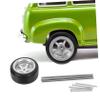 Abaodam 1 Set 1:64 Scale RC Car Model Replacement Wheels Rubber Tires for Toy Vehicle Accessories for Teens and Boys and Girls Remote Control Cars view 3