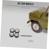 Abaodam 1 Set 1:64 Scale RC Car Model Replacement Wheels Rubber Tires for Toy Vehicle Accessories for Teens and Boys and Girls Remote Control Cars view 4