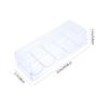 BESPORTBLE 1Pc Transparent Mahjong Chips Organizer Case Items Storage Box with Compartments for Easy Organization and Visibility for Mahjong Chips and Poker Chips Storage view 2