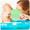 2pcs Bath Rinse Cup Gentle Shampoo Rinser with Nonslip Handle Efficient Water Flow Leakproof Design for Newborns and Bathing Supplies view 4