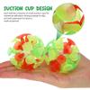 Kisangel 10Pcs Suction Cup Balls, Glowing Suction Throwing Balls, Bouncing with Flashing Lights for Parent Interaction Relief view 3