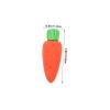 100Pcs Carrot Shaped Mini Erasers for Fun Daily Use Erasers Portable Kawaii Design Lightweight School Supplies Cute Cartoon Learning Accessories view 2