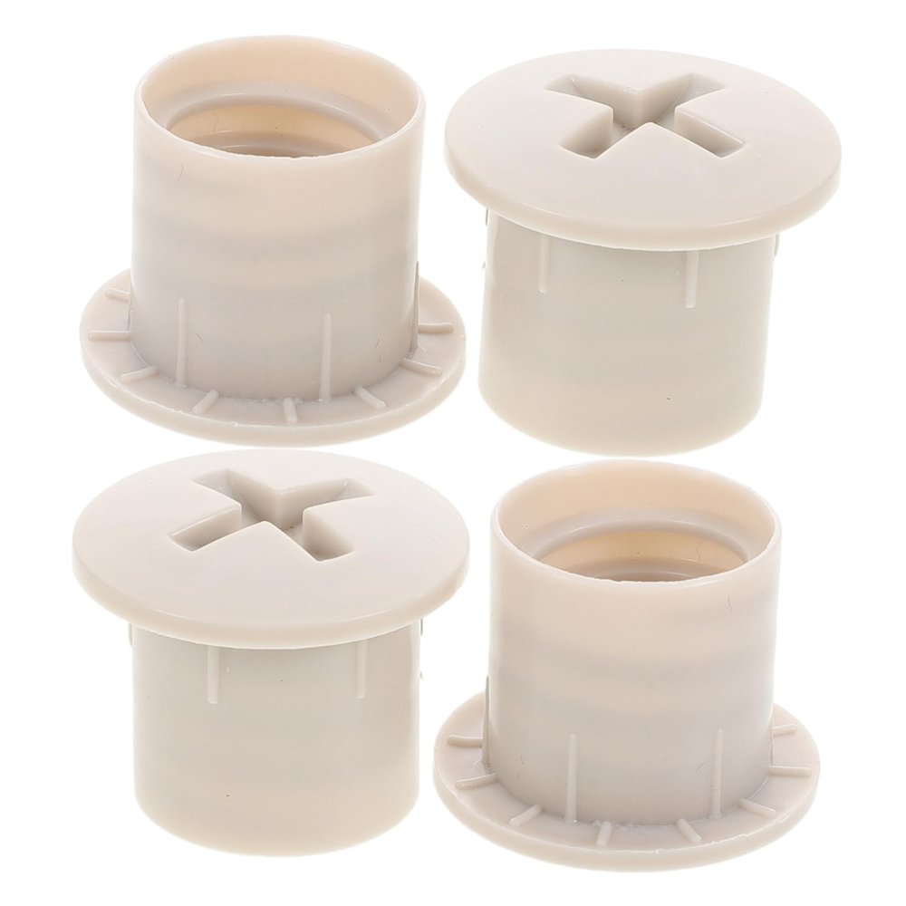 4pcs Slide Fixing Caps for Plastic Replacement Screws for Play Equipment Grey Color Fit Weather Resistant Design for Enhanced Safety and Slide Longevity