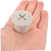 4pcs Slide Fixing Caps for Plastic Replacement Screws for Play Equipment Grey Color Fit Weather Resistant Design for Enhanced Safety and Slide Longevity view 4