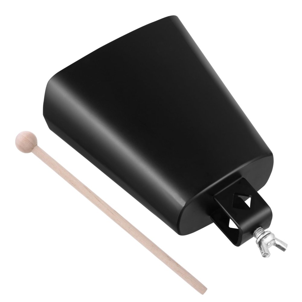 BESPORTBLE Musical Cowbell Noise Maker with Mallet Cow Bell for Educational Instrument for Kindergarten Teaching and Band Performances Music Supplies