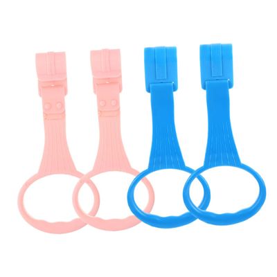 2Pair Portable Safety Stand Rings Pull Rings for Boy Girl Walking Assistant Tool for Crib Encourages Activity Coordination Safe Secure Design for Exercise