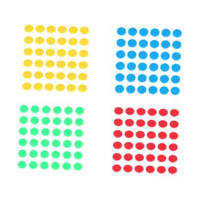 Abaodam 400PCS Learning Reward Coins Plastic Counting Disks for Math Practice Educational Tools for Preschool Supplies for Games and Classroom Incentives