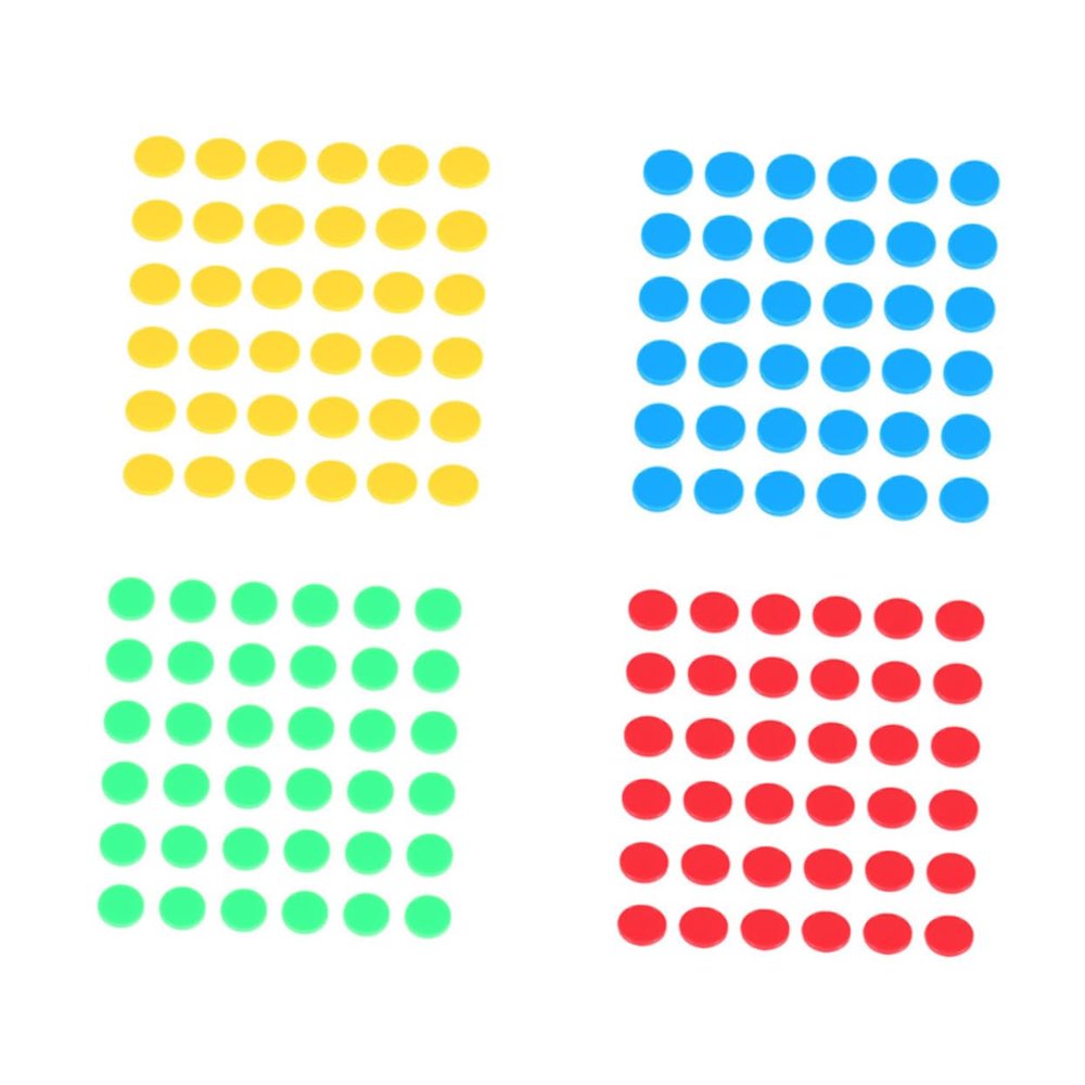 Abaodam 400PCS Learning Reward Coins Plastic Counting Disks for Math Practice Educational Tools for Preschool Supplies for Games and Classroom Incentives