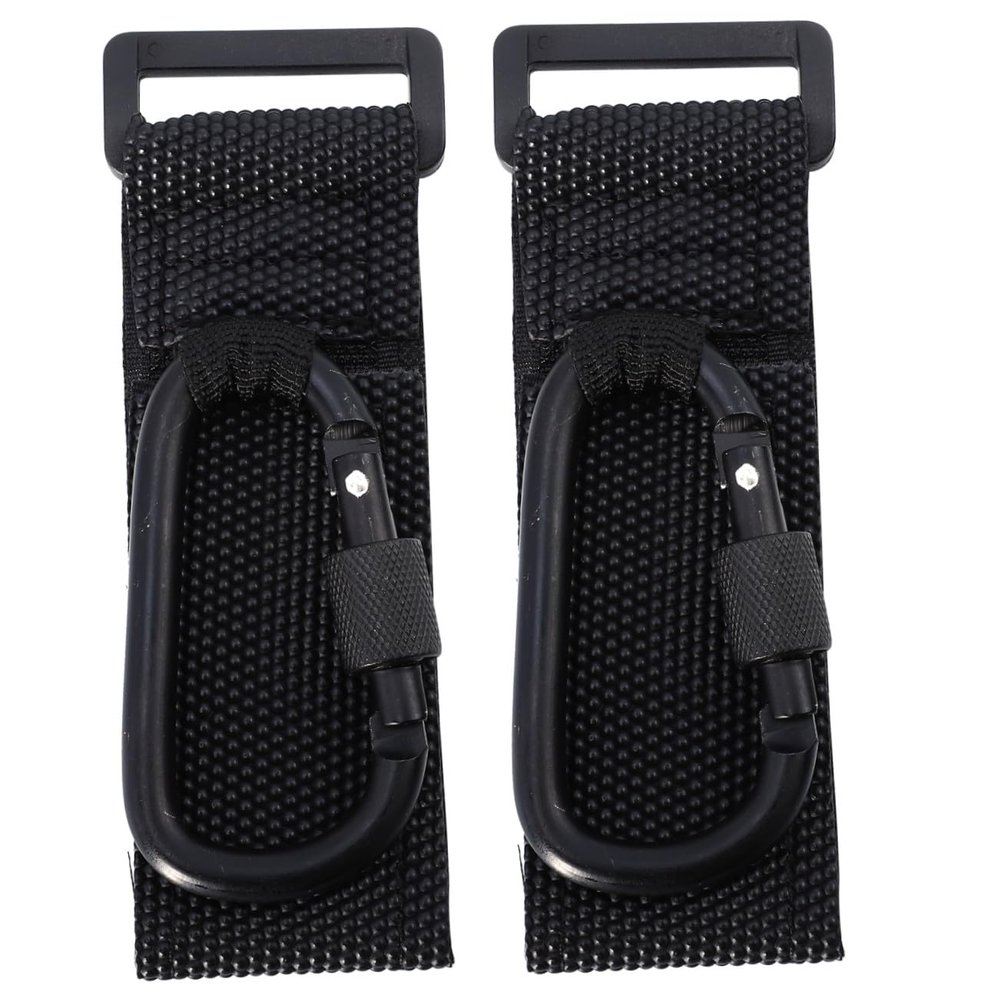 2Pcs Non Slip Stroller Hooks for Secure Bag Hanging Heavy Duty Pushchair Hangers for Nursery Bags Shopping Grocery Bags Compatible with Bike and Motorbike Handles
