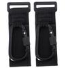 2Pcs Non Slip Stroller Hooks for Secure Bag Hanging Heavy Duty Pushchair Hangers for Nursery Bags Shopping Grocery Bags Compatible with Bike and Motorbike Handles view 1